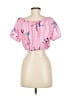 Unbranded Pink Short Sleeve Blouse Size M (estimated) - photo 2