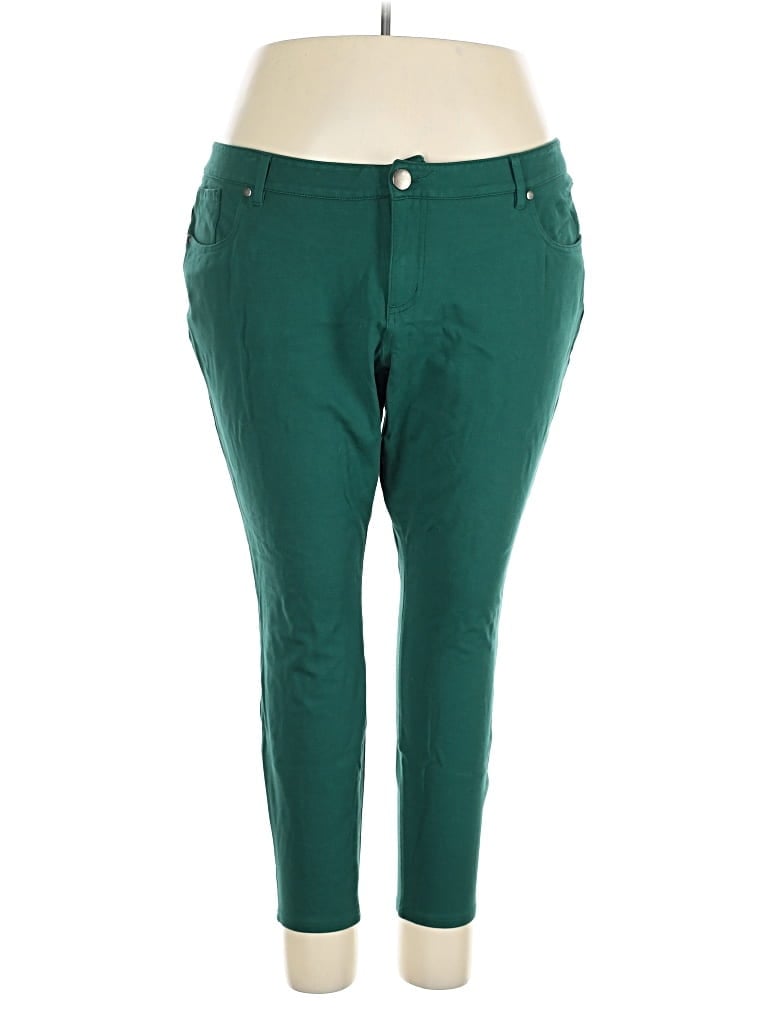 Pre-owned Torrid Casual Pants In Green