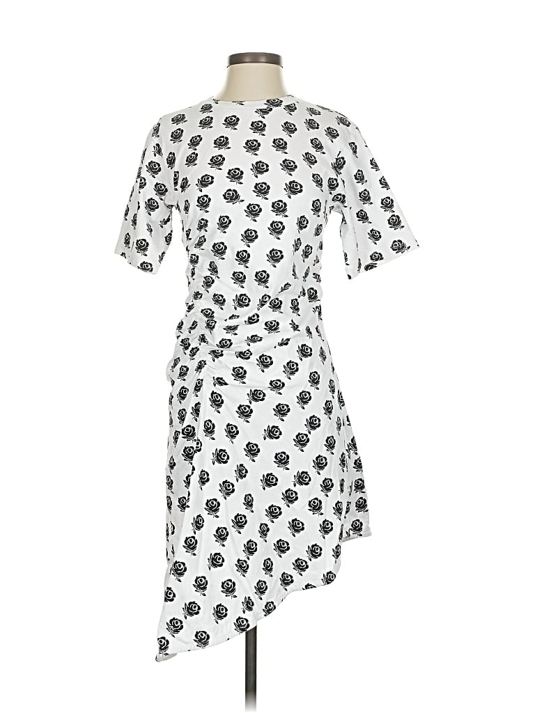 Pre-owned Kenzo Casual Dress In White