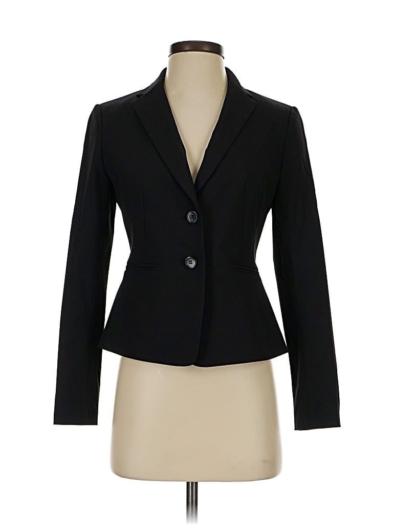 Pre-owned Ann Taylor Blazer Jacket In Black