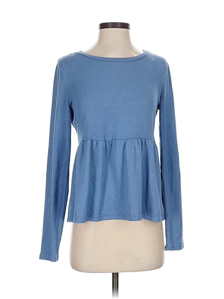 Pre-owned Pink Republic Long Sleeve T-shirt In Gray