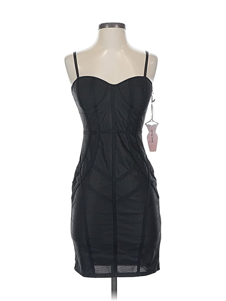 Pre-owned Haute Monde Cocktail Dress In Black