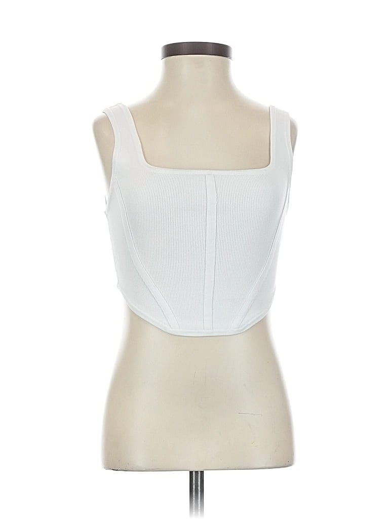 Pre-owned Babaton Sports Bra In White
