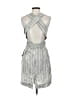 Whit Stripes Silver Cocktail Dress Size 4 - photo 2