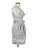 Whit Stripes Silver Cocktail Dress Size 4 - photo 4