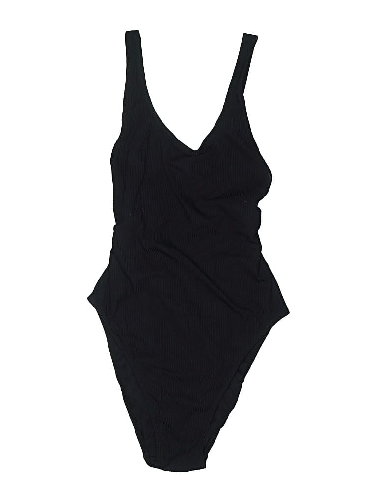 Pre-owned Andie One Piece Swimsuit In Black