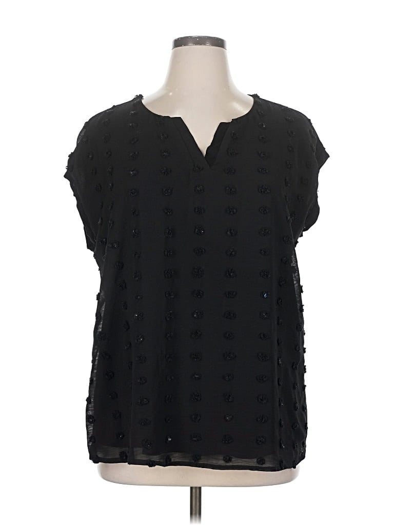 Pre-owned Papermoon Sleeveless T-shirt In Black