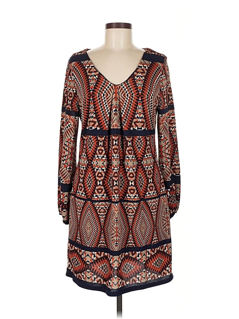 Pre-owned Robbie Bee Casual Dress In Brown