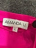 Amanda U. 100% Polyester Pink 3/4 Sleeve Blouse Size L - photo 4