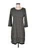 Max Studio Graphic Gray Casual Dress Size M - photo 1