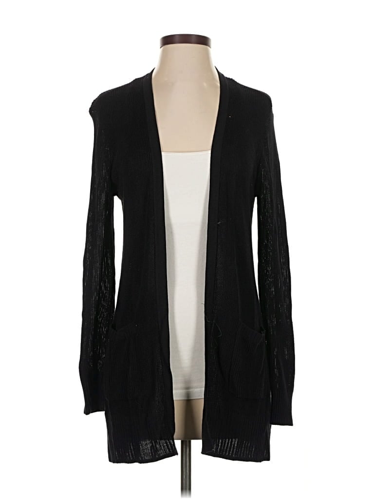 Pre-owned Nine West Cardigan Sweater In Black
