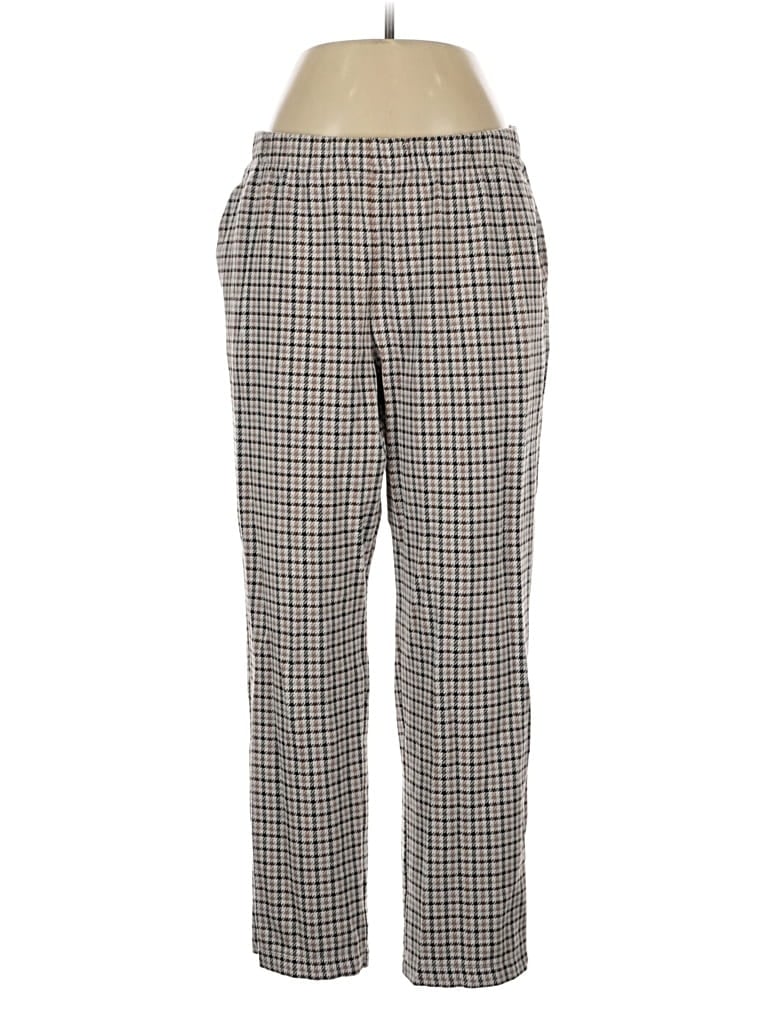 Pre-owned Lands' End Casual Pants In Brown