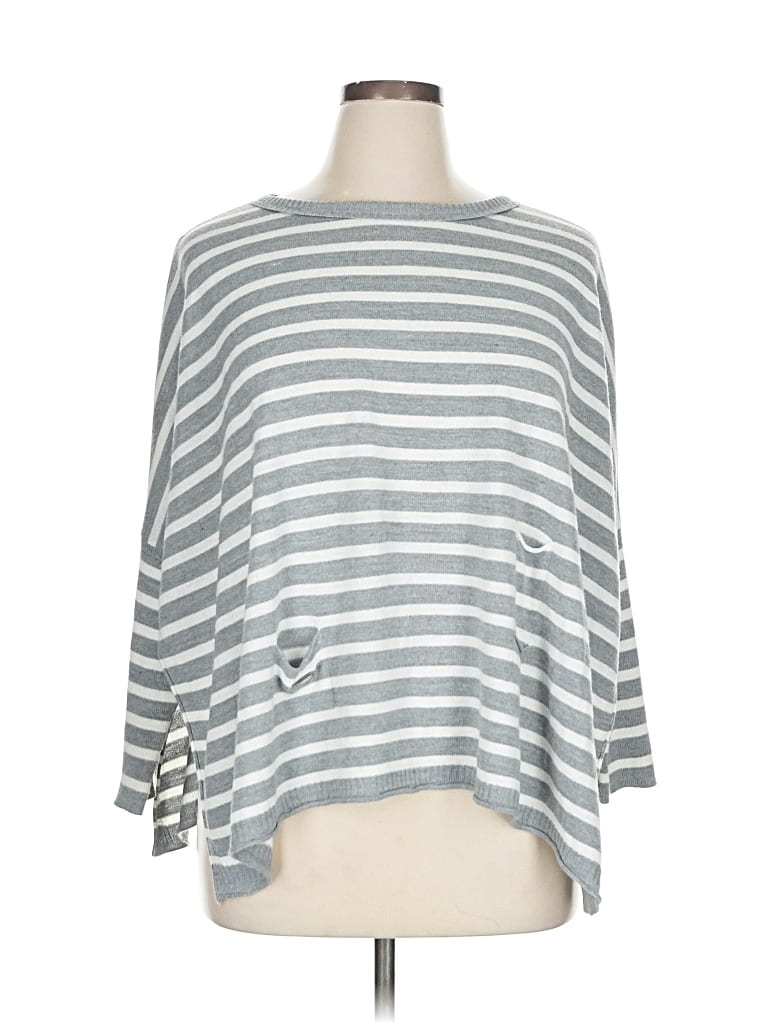 Pre-owned Mer Sea & Co Pullover Sweater In Gray