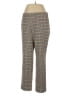 E3 by Etcetera Plaid Brown Casual Pants Size 12 - photo 1