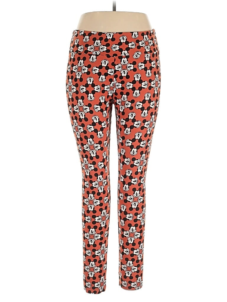 Pre-owned Lularoe Casual Pants In Orange