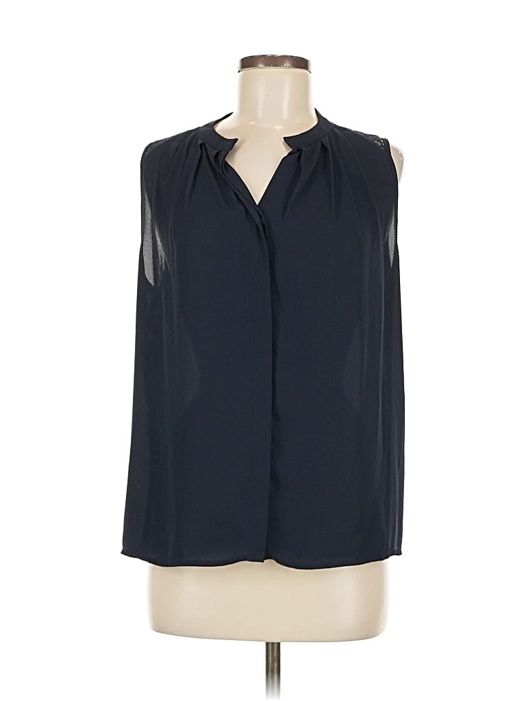 Pre-owned Collective Concepts Sleeveless Blouse In Blue