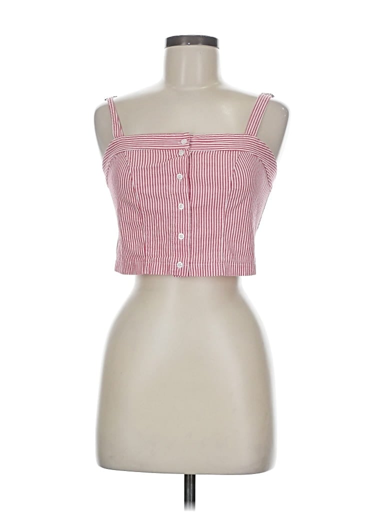 Pre-owned Brandy Melville Sleeveless Blouse In Pink