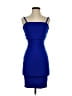 Soprano Solid Blue Cocktail Dress Size XS - photo 1