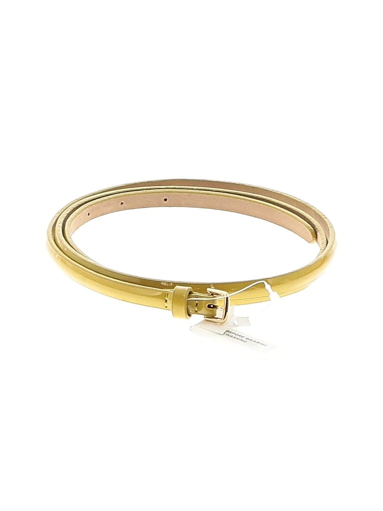 Pre-owned Assorted Brands Belt In Yellow