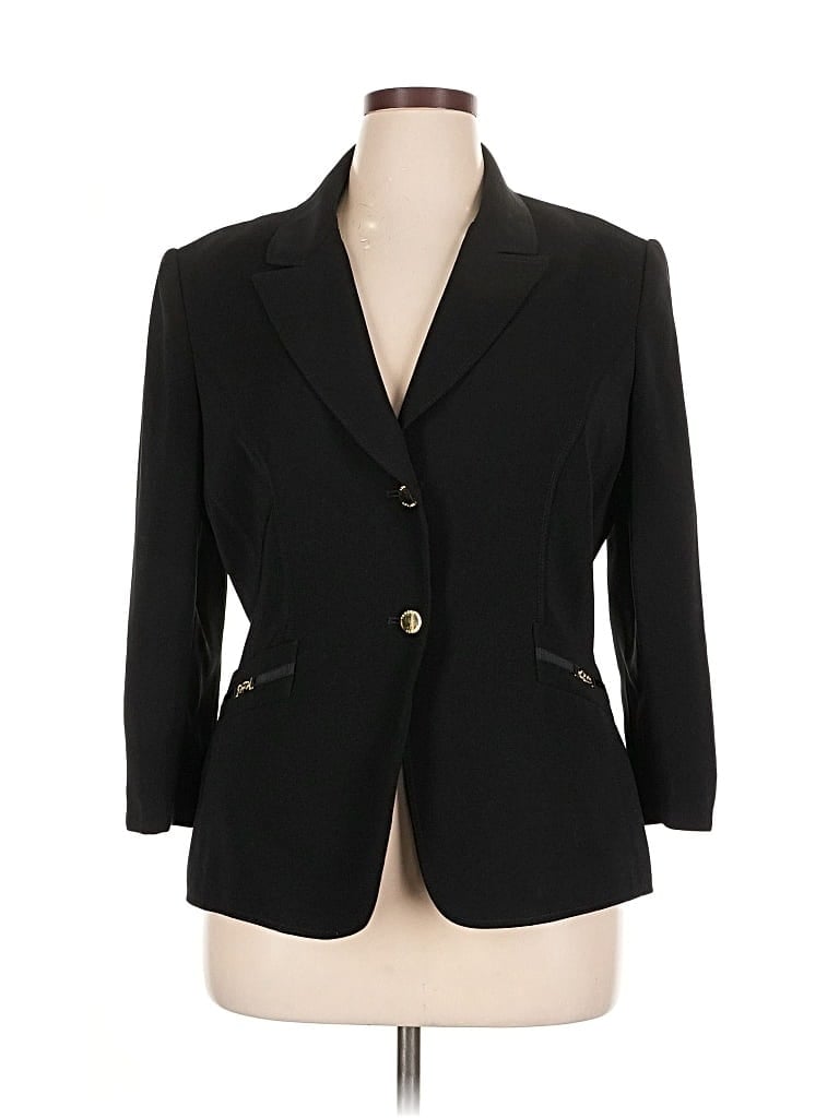 Pre-owned Tahari By Asl Blazer Jacket In Black