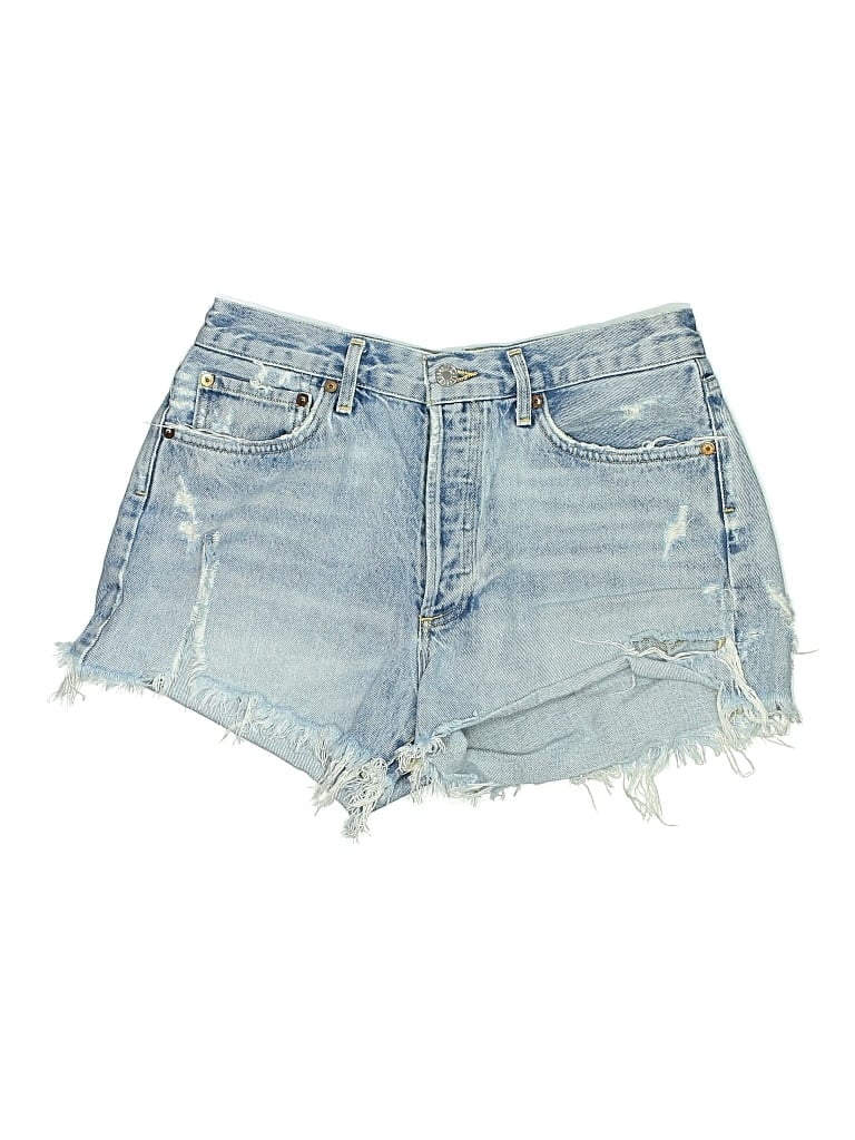 Pre-owned Agolde Denim Shorts In Blue