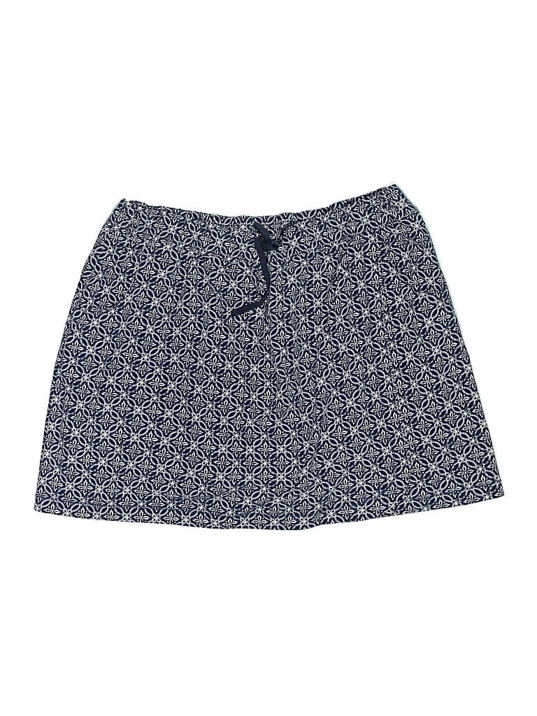 Pre-owned T By Talbots Casual Skirt In Blue