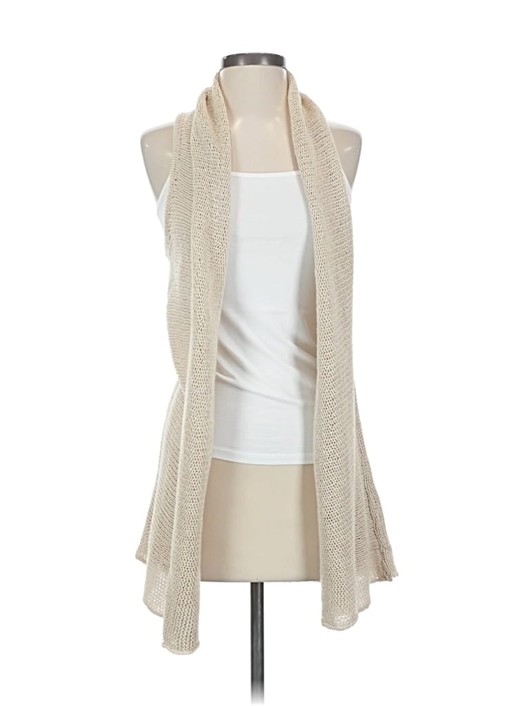 Pre-owned Cabi Cardigan Sweater In White