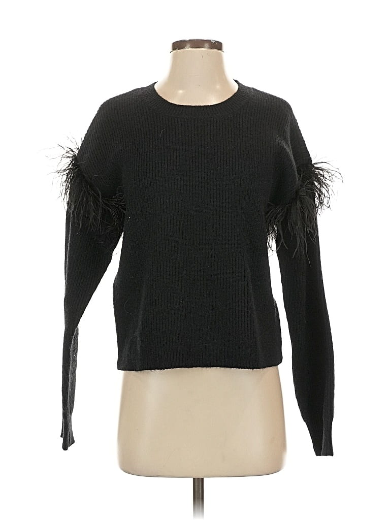 Pre-owned Aqua Pullover Sweater In Black