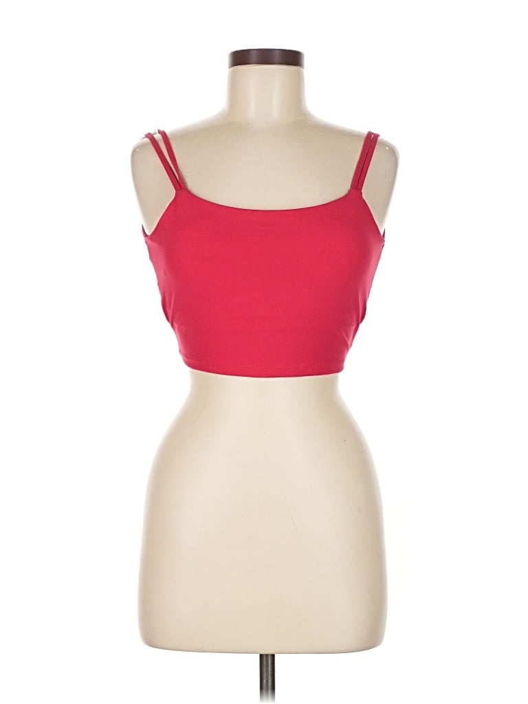 Pre-owned Unbranded Sports Bra In Red