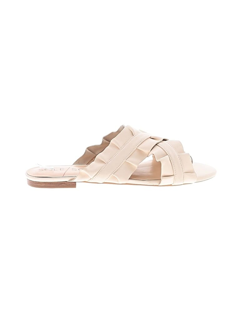 Pre-owned Sole Society Sandals In White