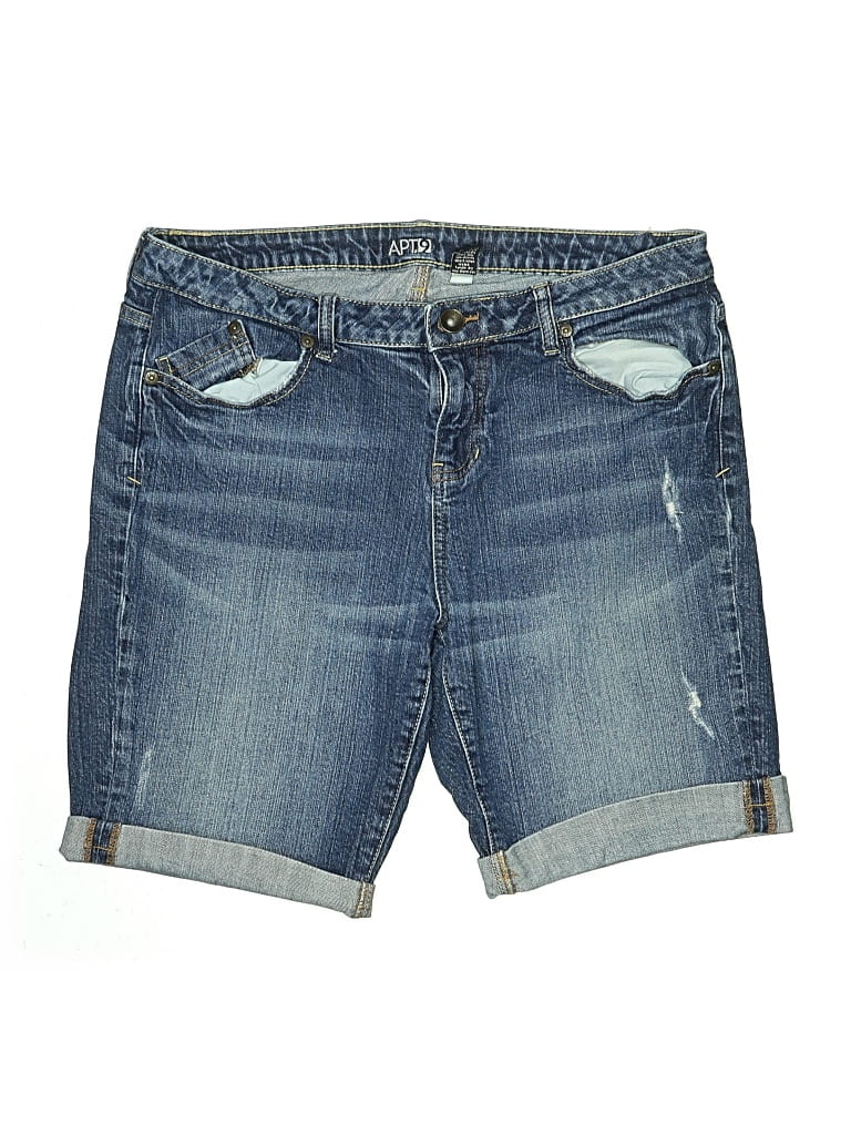 Pre-owned Apt. 9 Denim Shorts In Blue