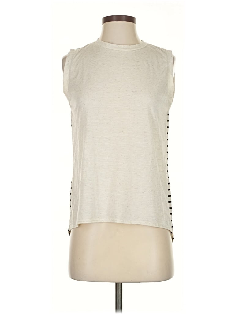 Pre-owned Lna Sleeveless T-shirt In White