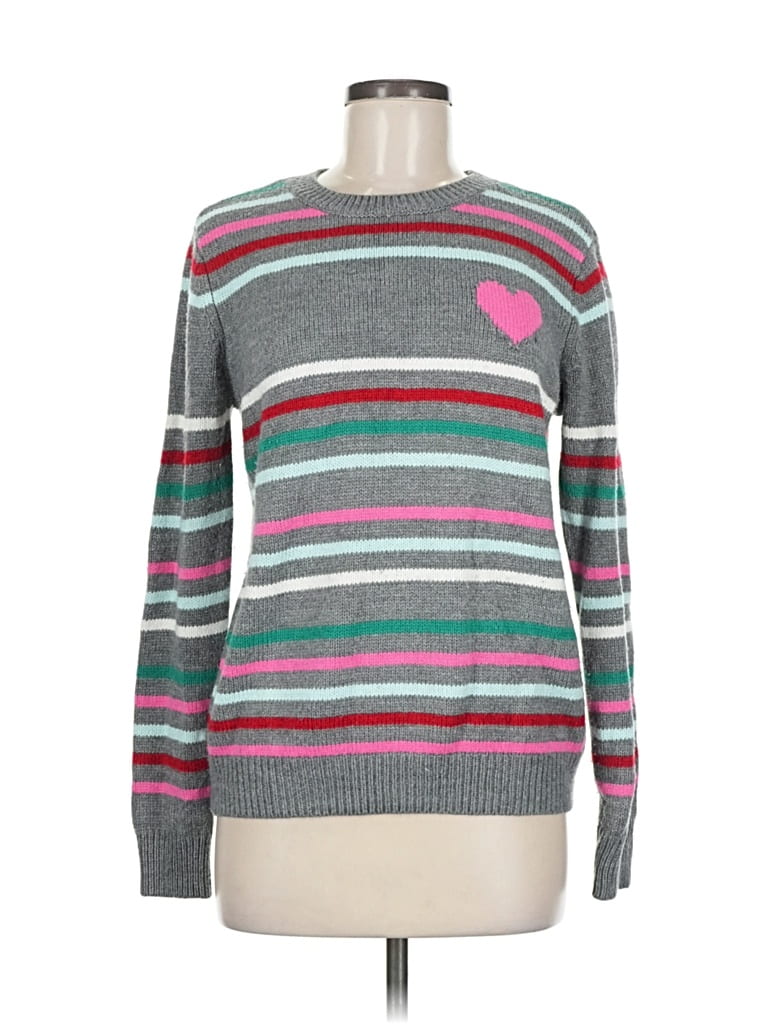 Pre-owned St. John's Bay Pullover Sweater In Gray