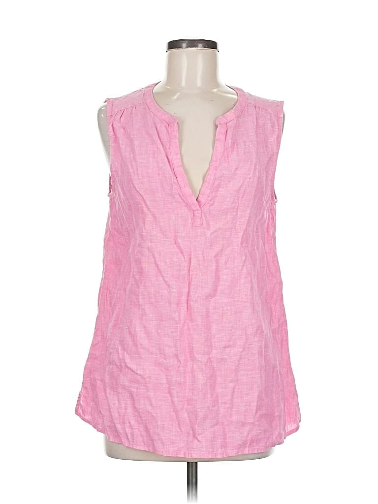 Pre-owned Vineyard Vines Sleeveless Blouse In Pink