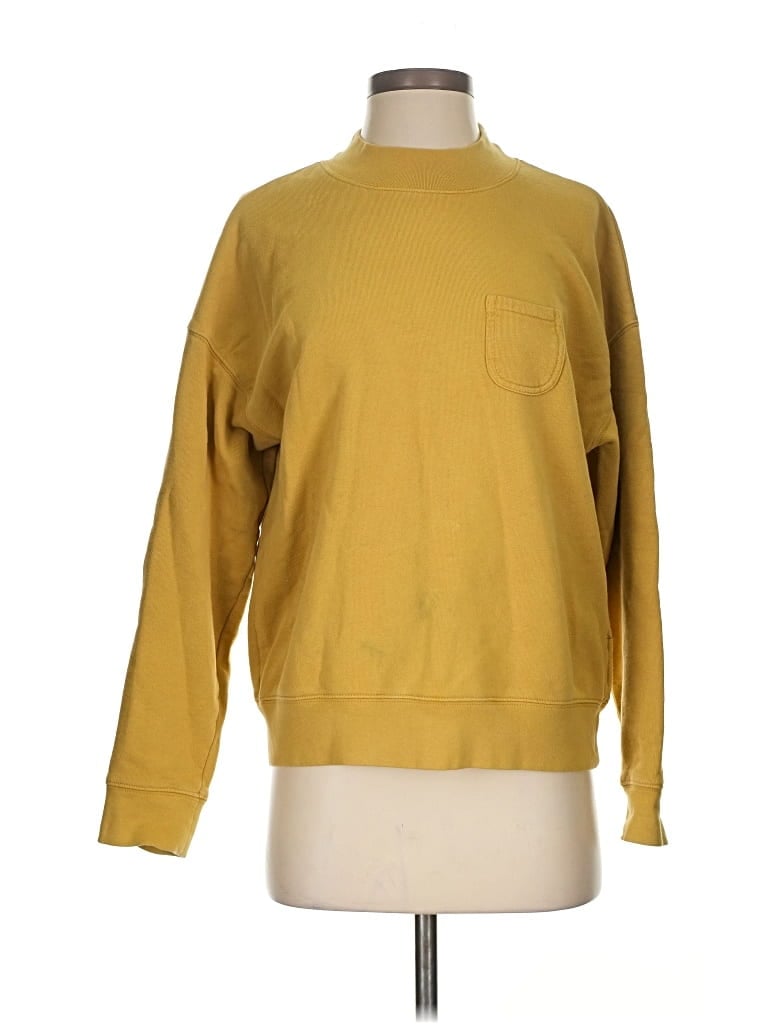 Pre-owned Madewell Sweatshirt In Yellow