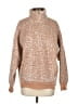 Express One Eleven 100% Polyester Tan Fleece Size S - photo 1