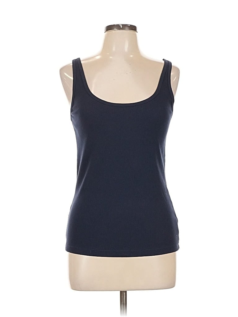 Pre-owned Old Navy Tank Top Blue Strapless Neckline Tops