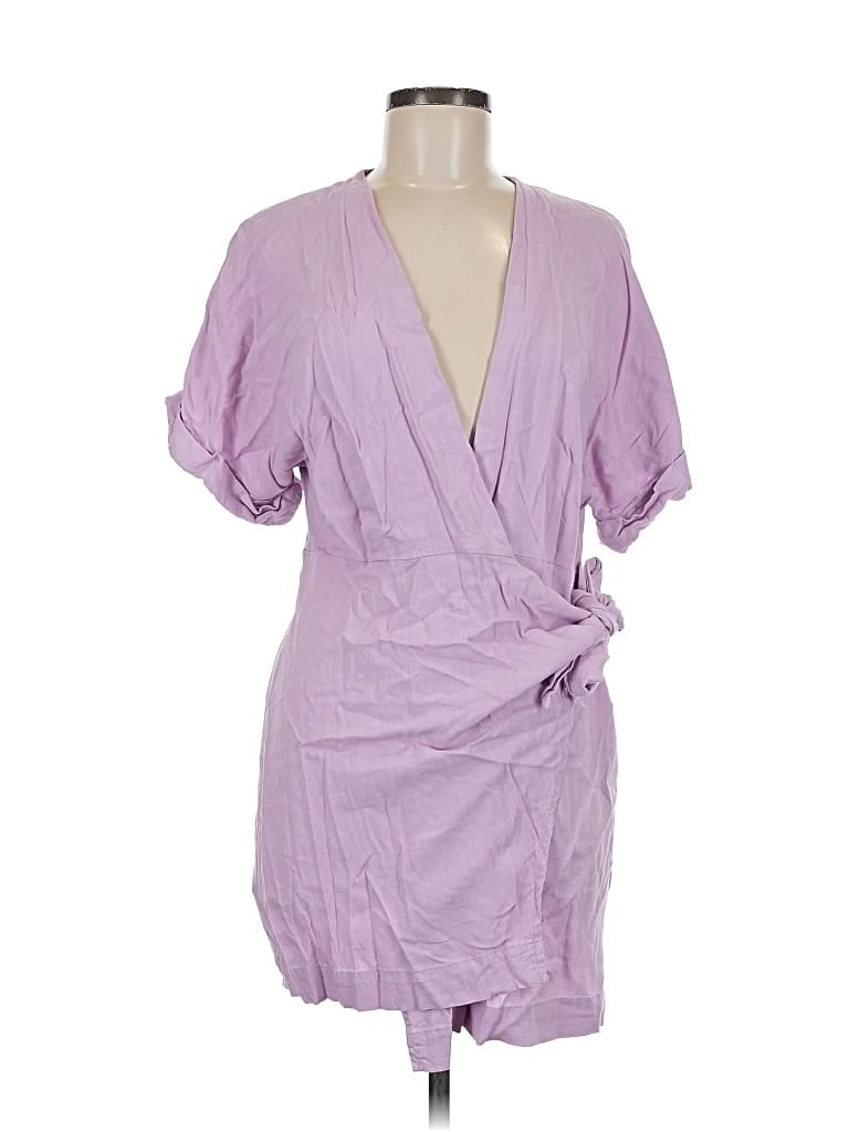 Pre-owned Petal And Pup Kimono In Purple