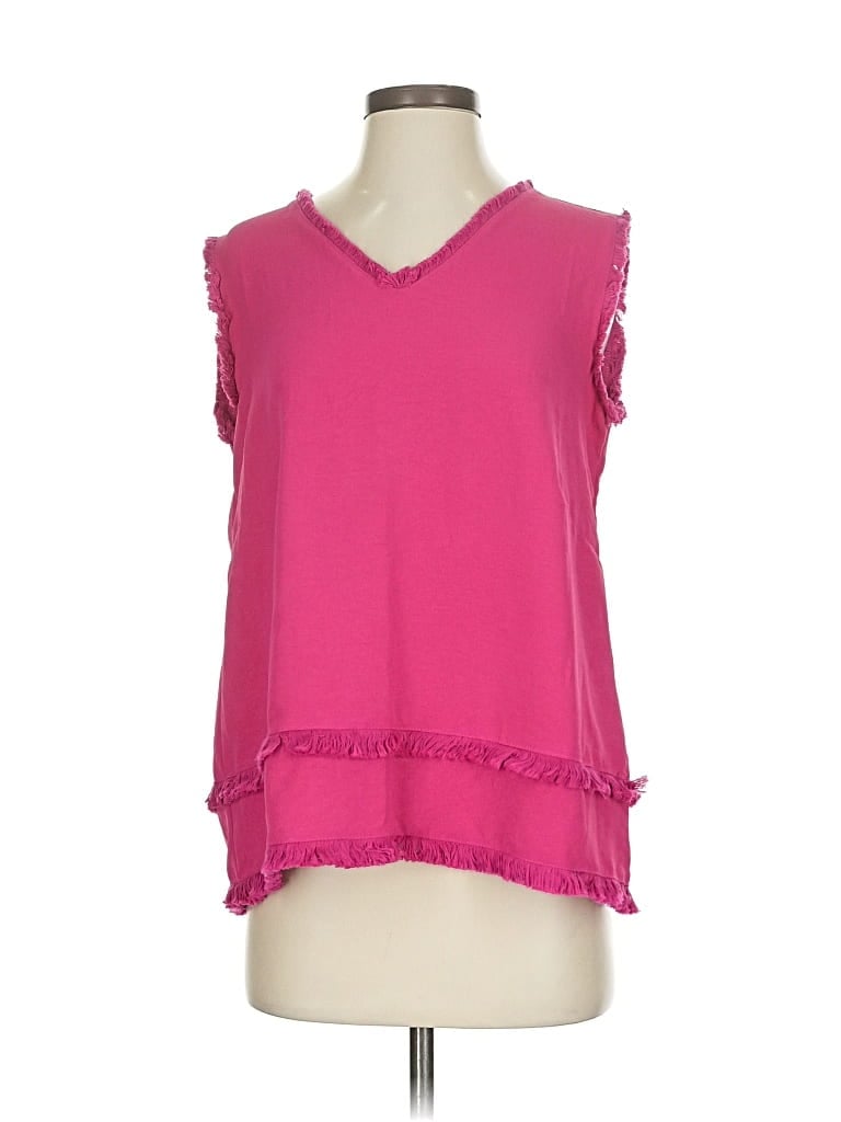 Pre-owned Coco + Carmen Sleeveless Blouse In Pink