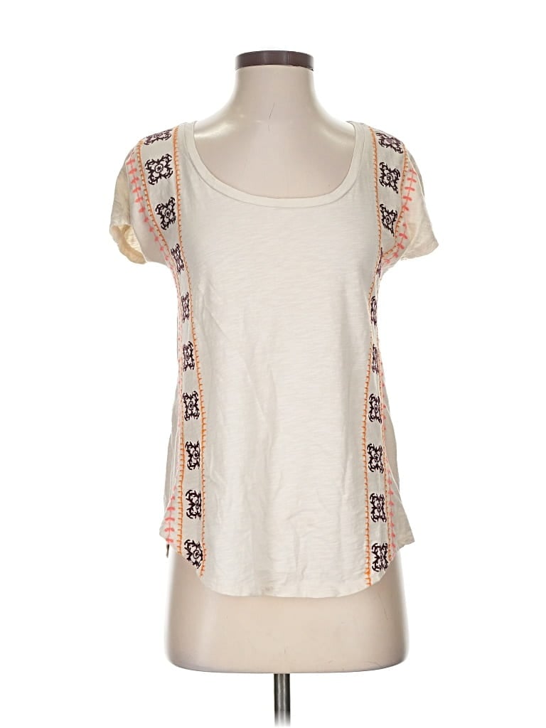 Pre-owned Sonoma Goods For Life Short Sleeve T-shirt In White