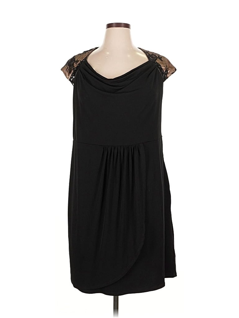 Pre-owned Dressbarn Cocktail Dress In Black