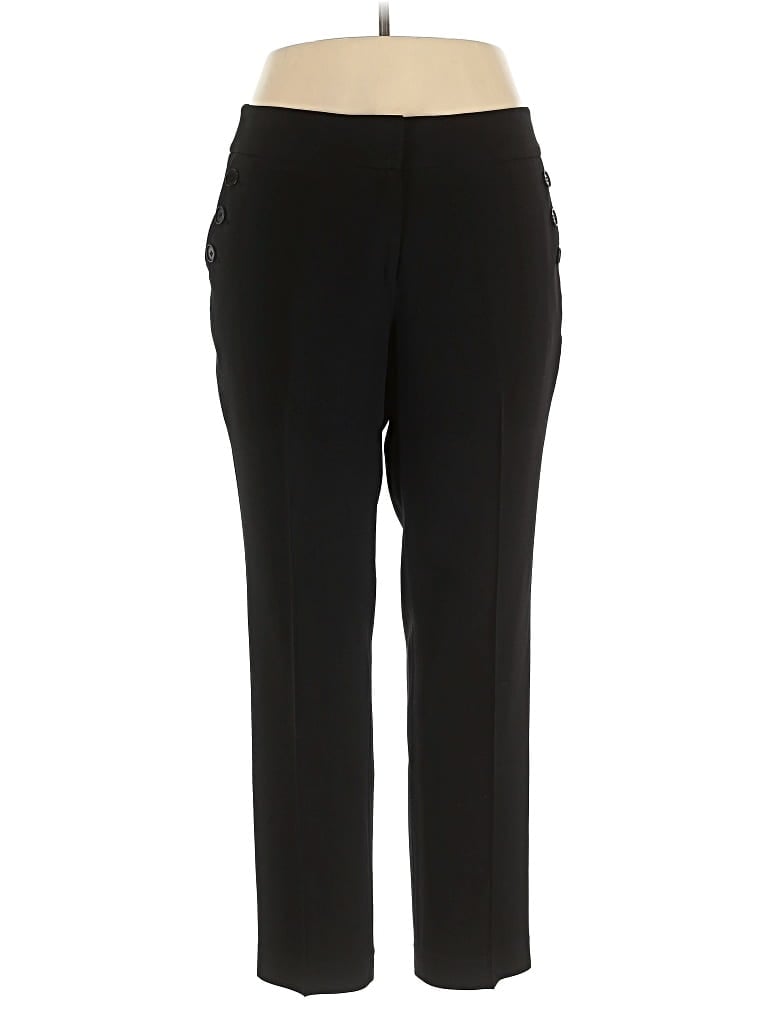 Pre-owned Kasper Dress Pants In Black