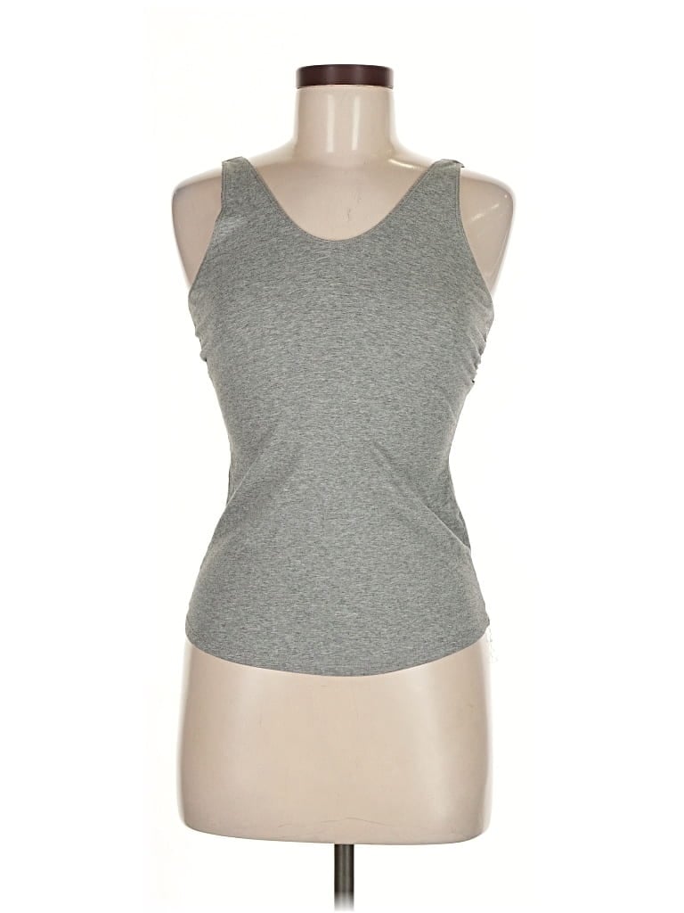 Pre-owned Zara Collection Tank Top Gray Halter Neckline Tops