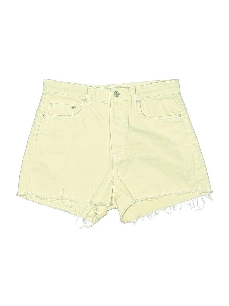 Pre-owned Stockholm Atelier & Other Stories Denim Shorts In Yellow