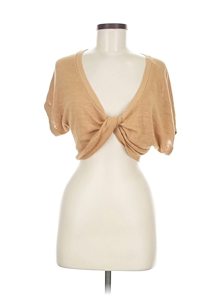 Pre-owned L*space Cardigan Sweater In Brown