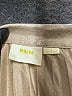 Maeve 100% Polyester Metallic Silver Gold Casual Skirt Size S - photo 3