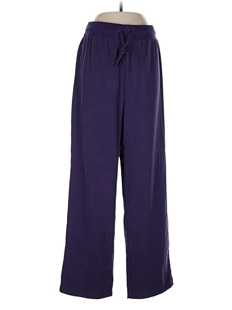 Pre-owned Denim & Co Casual Pants In Purple