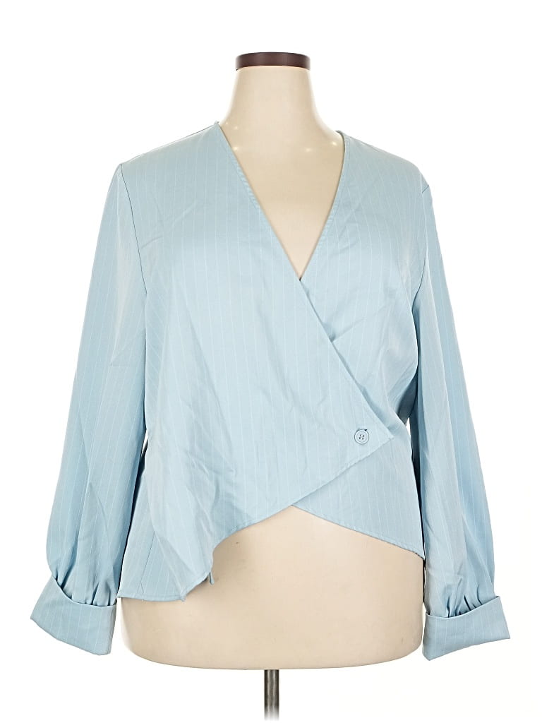 Pre-owned Unique21 Blazer Jacket In Blue