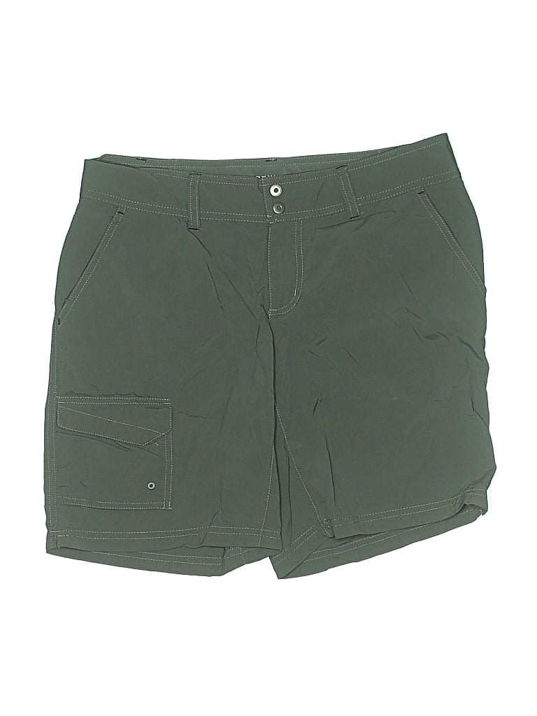Pre-owned Columbia Cargo Shorts In Green