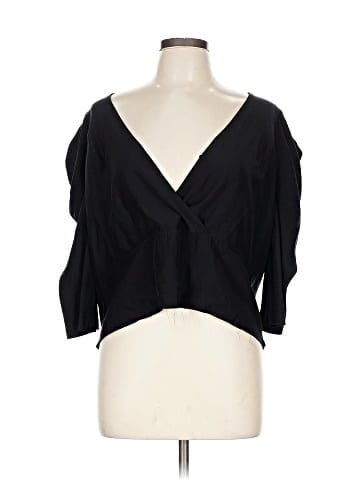 Elizabeth and James 3/4 Sleeve Blouse (view 1)